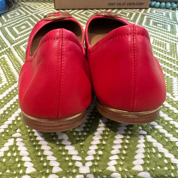 Tory Burch Red Ballet Cap Toe (pink) Shoes - Picture 4 of 6